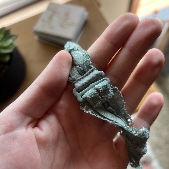 Victoria's Secret Lace Bralette in Soft Teal - Picture 3 of 4